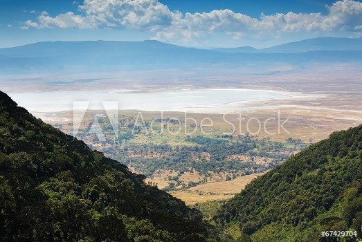 Picture of view of the Ngorongoro crater